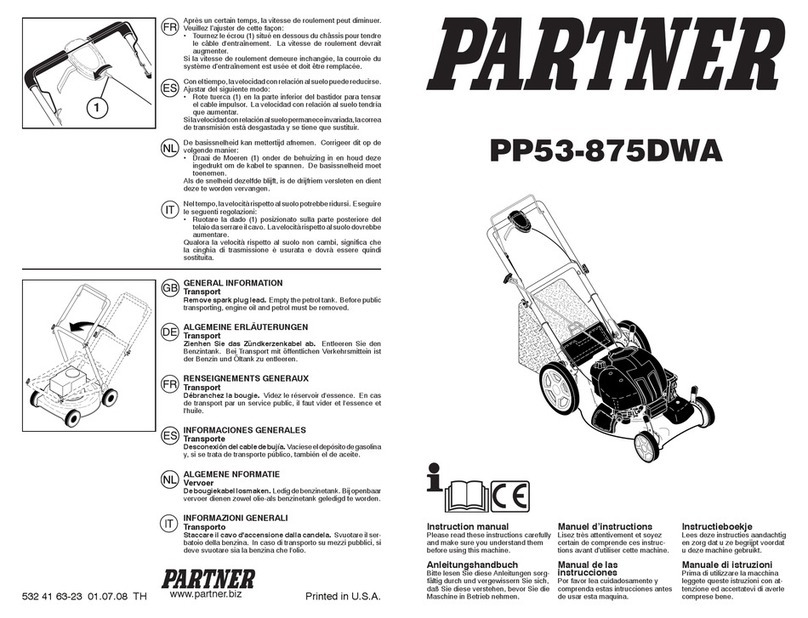 Partner PP53-875DWA User manual