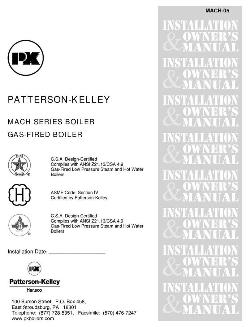 Patterson-Kelley MACH-05 User manual