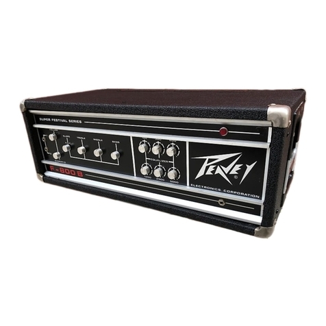 Peavey F800G owner's manual
