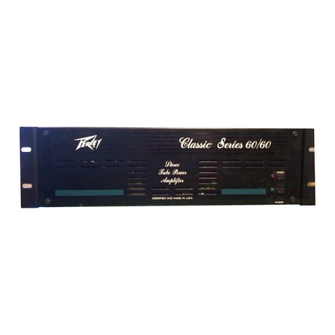 Peavey Classic Series 60/60 owner's manual