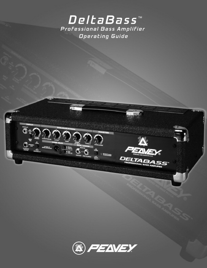 Peavey Deltabass Deltabass User manual