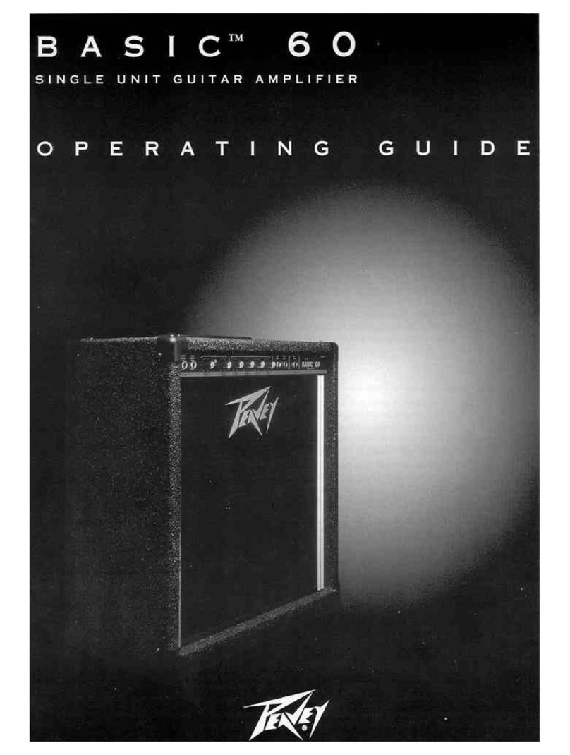 Peavey Basic 60 operating guide Peavey Basic 60 operating guide