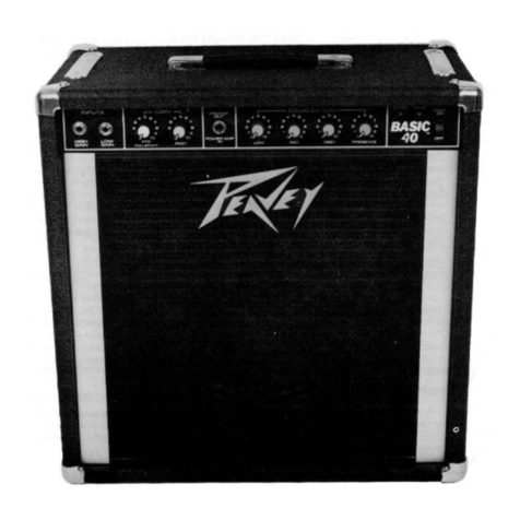 Peavey BASIC 40 User manual