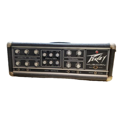 Peavey Mark III Series Musician User manual