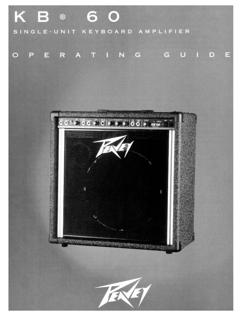 Peavey KB 60 User manual