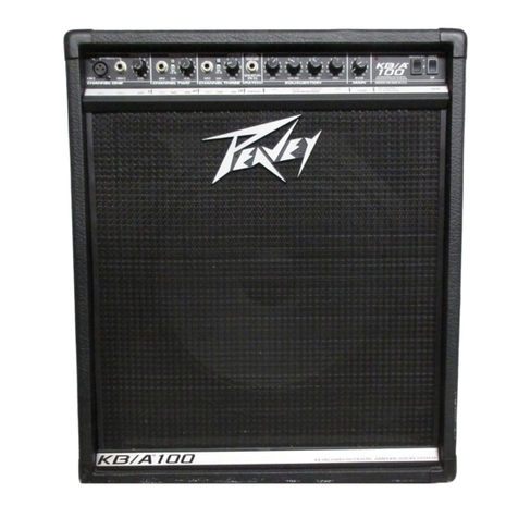 Peavey KB/A 100 User manual