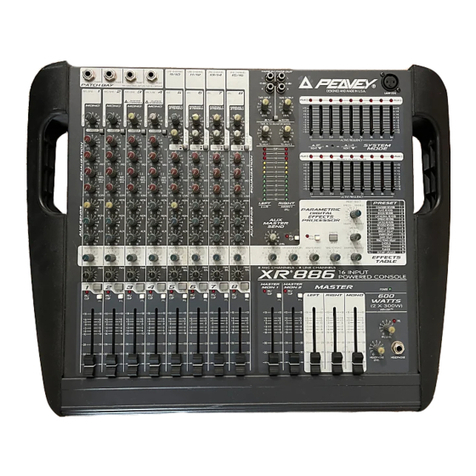Peavey XR 886 User manual