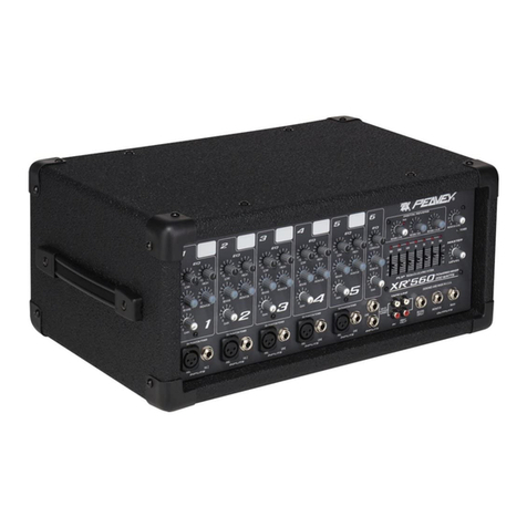 Peavey XR 560 User manual