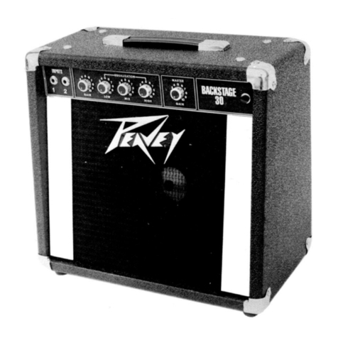 Peavey BACKSTAGE 30 User manual