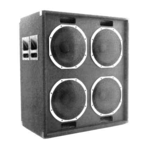 Peavey 415 Sub User manual Peavey 415 Sub User manual