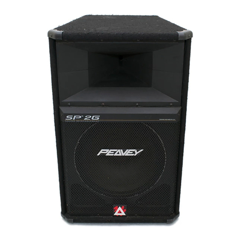 Peavey SP 2G Specification sheet