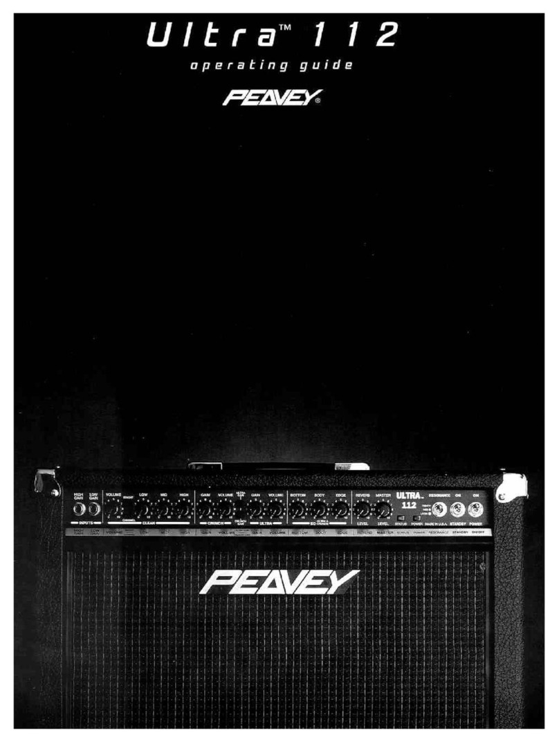 Peavey ULTRA 112 User manual
