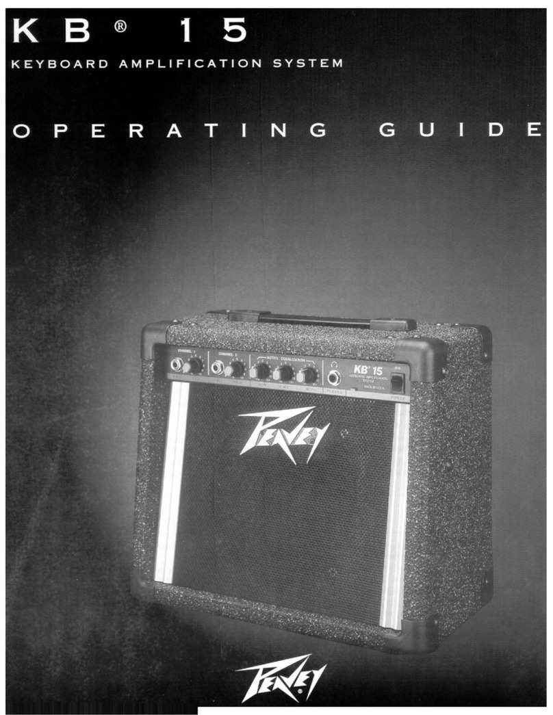 Peavey Lo Max 15 operating guide