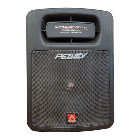 Peavey Impulse 500 User manual Peavey Impulse 500 User manual