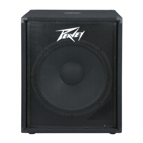 Peavey PV 118 Sub User manual Peavey PV 118 Sub User manual