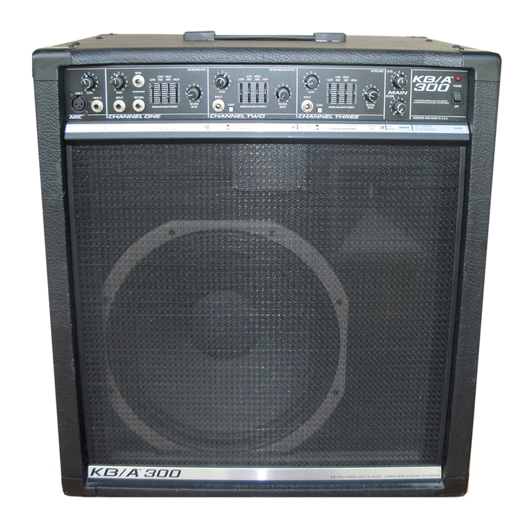 Peavey KB/A 300 operating guide