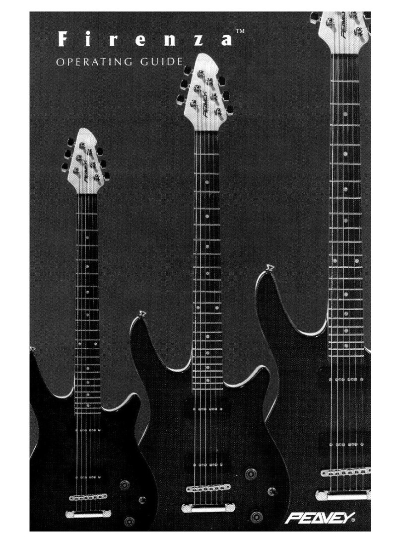 Peavey Impact Firenza User manual Peavey Impact Firenza User manual