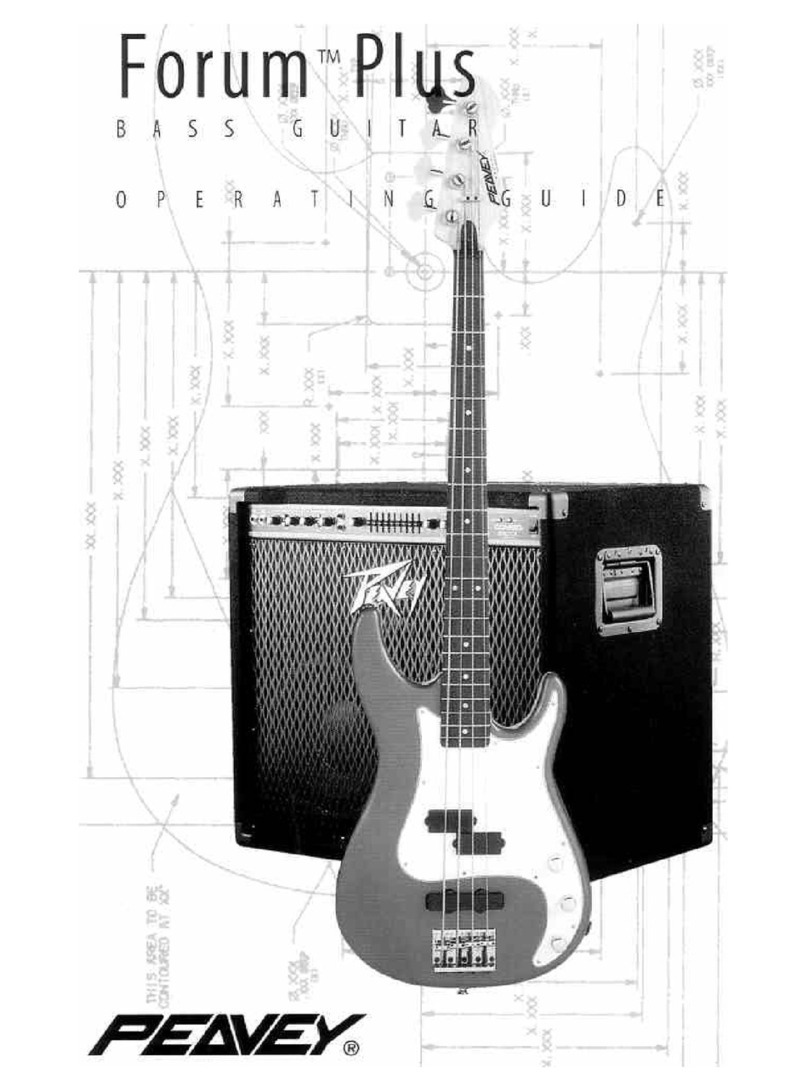 Peavey Forum Plus User manual
