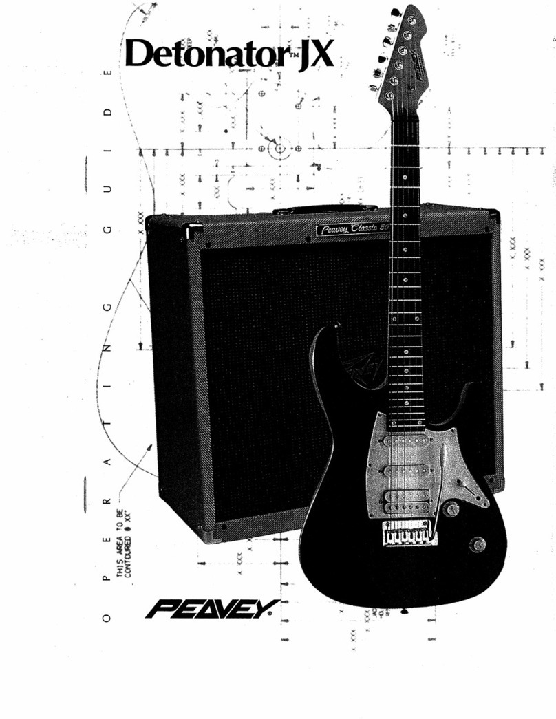 Peavey Detonator JX User manual