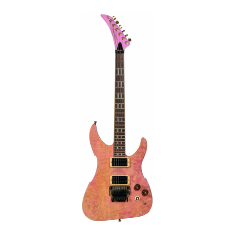 Peavey Vandenberg Quilt Top User manual
