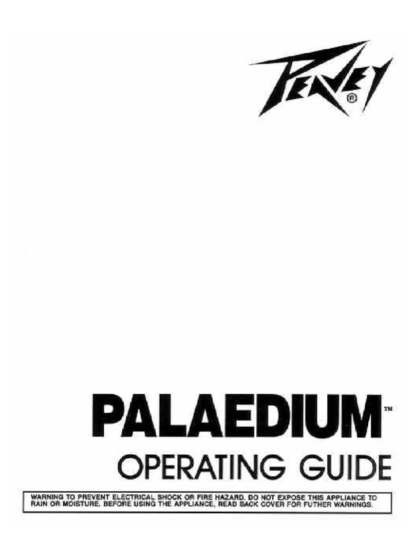 Peavey Palaedium operating guide