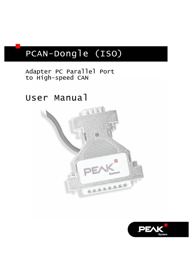 Peak PCAN-DONGLE IPEH-002015 user manual