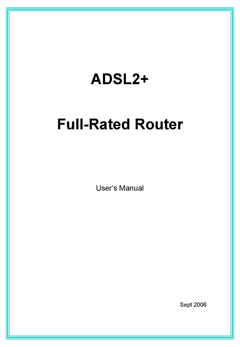 PC Concepts Full-Rated Router ADSL2+ user manual