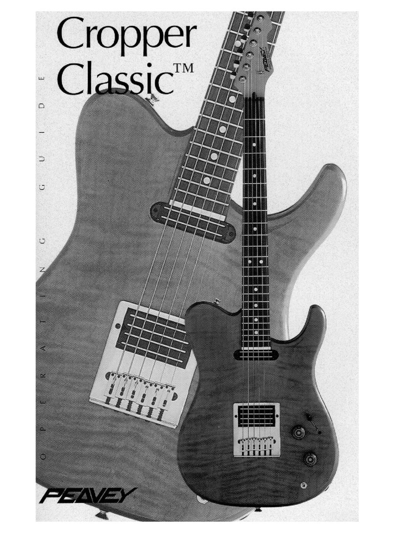 Peavey Cropper Classic User manual