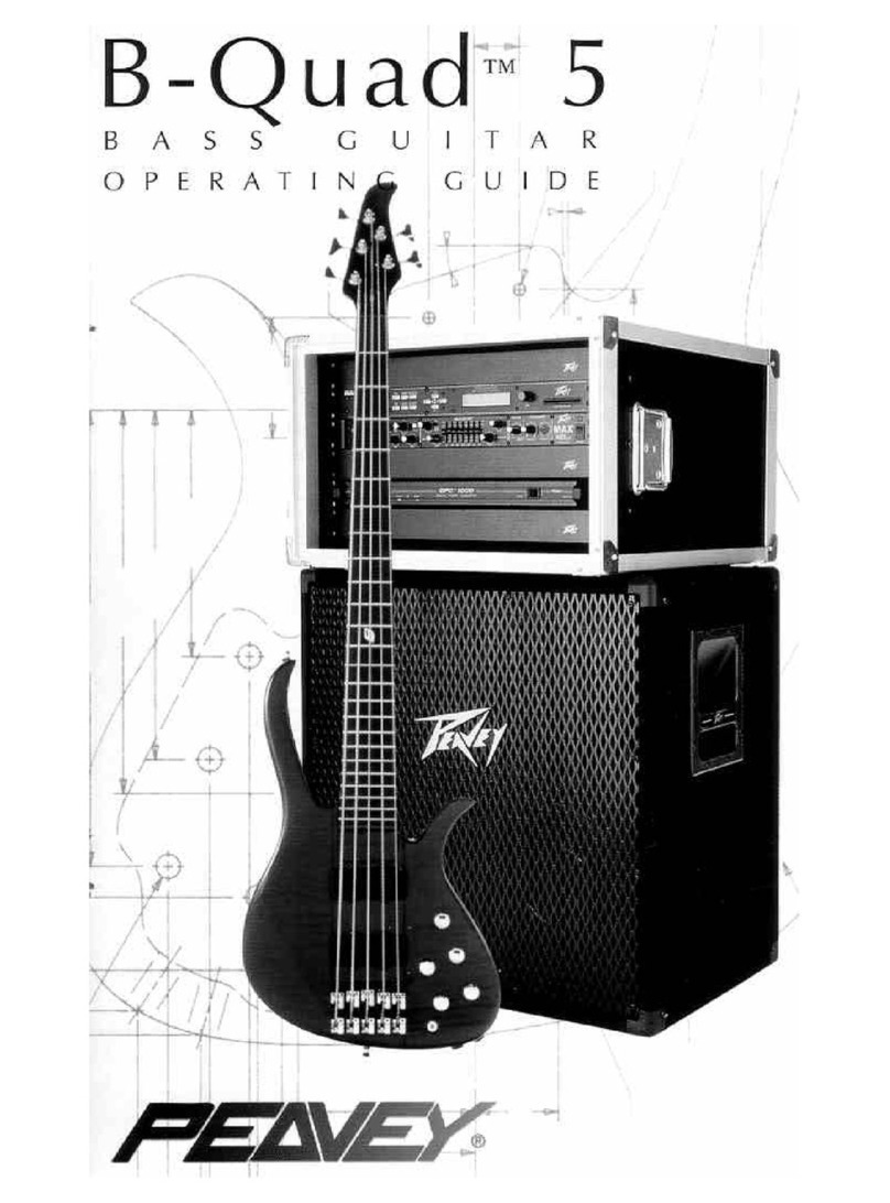 Peavey B-QUAD 5 User manual