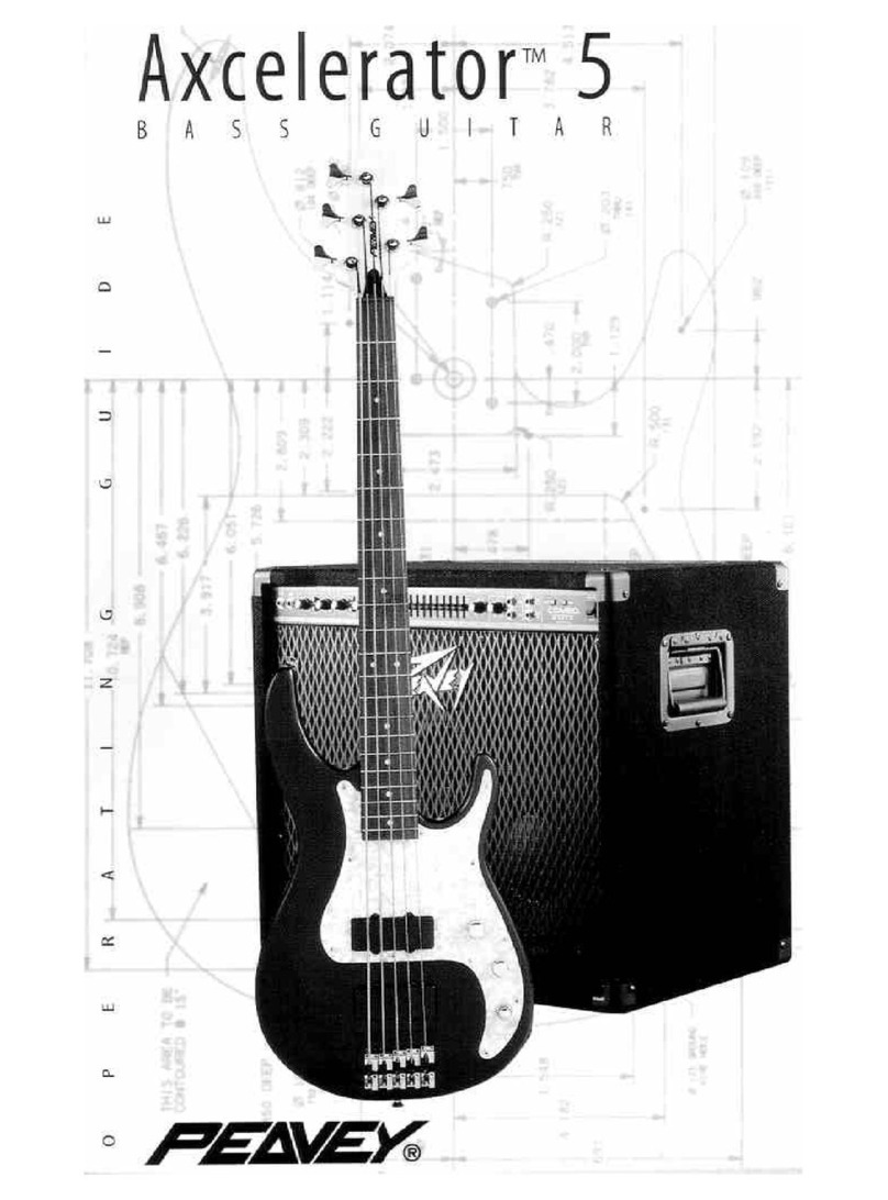 Peavey Axcelerator 5 User manual Peavey Axcelerator 5 User manual
