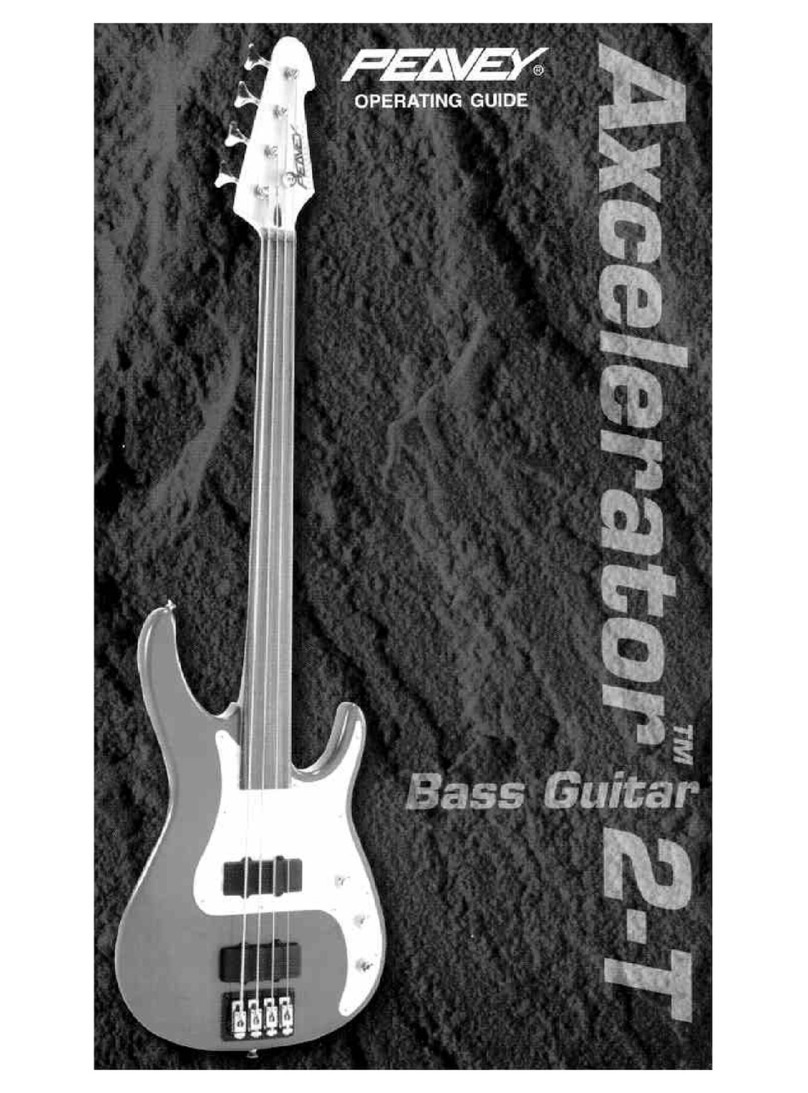 Peavey Axcelerator 2-T User manual Peavey Axcelerator 2-T User manual