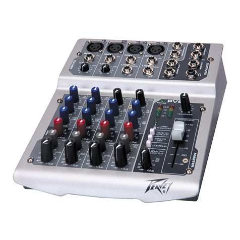 Peavey PV 6 User manual