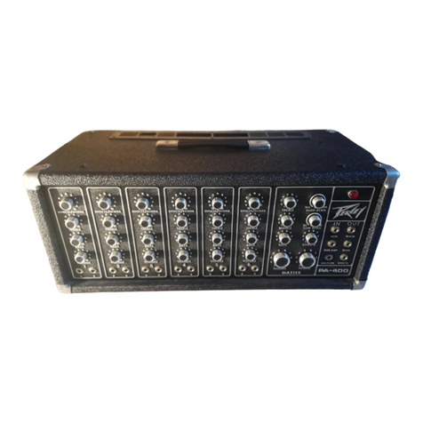 Peavey PA 400 owner's manual