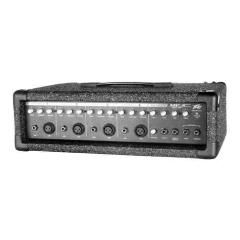 Peavey MP-4 Plus User manual