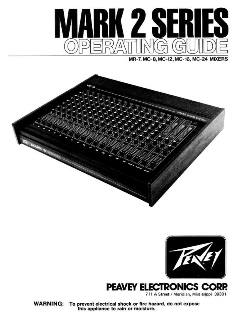 Peavey Mark MC-12 User manual