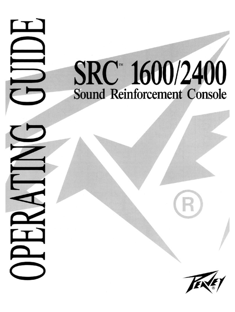 Peavey SRC 1600/2400 User manual
