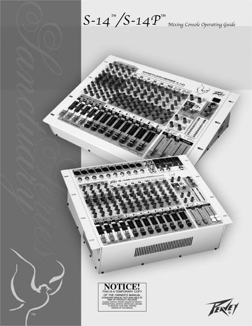 Peavey S-14P User manual