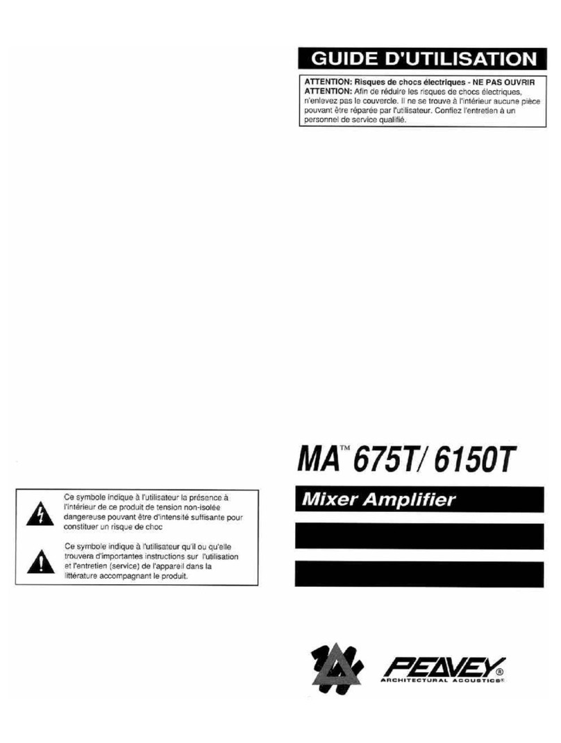 Peavey MA 6150T Service manual Peavey MA 6150T Service manual