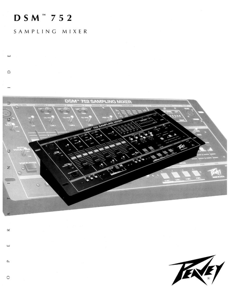 Peavey DSM 752 User manual