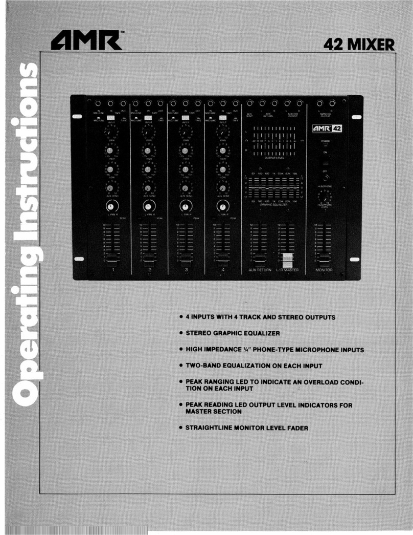 AMR AMR 42 operating instructions