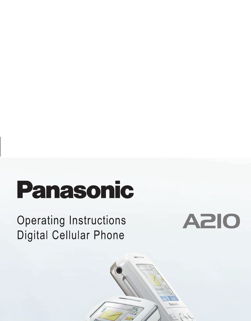 Panasonic A210 User manual