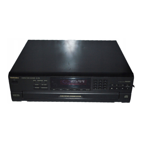 Technics SLPD6 - COMPACT DISC CHANGER User manual