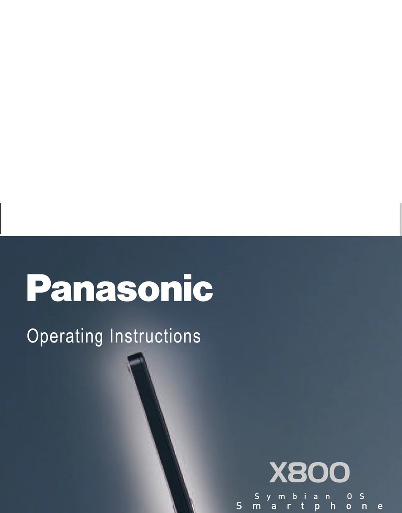 Panasonic EB-X800 User manual
