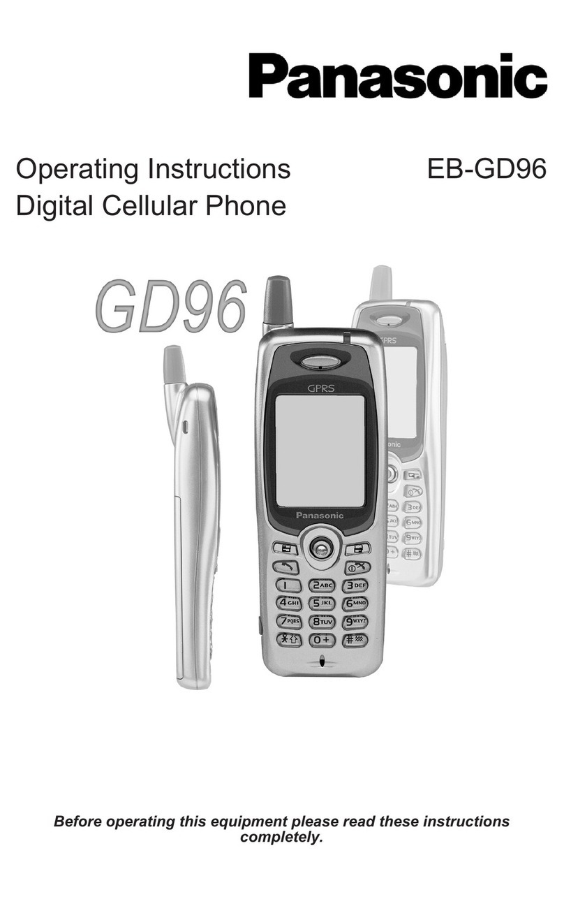 Panasonic EB-GD96 User manual