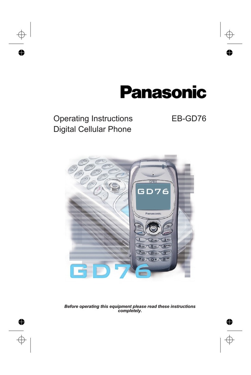 Panasonic EB-GD76 User manual