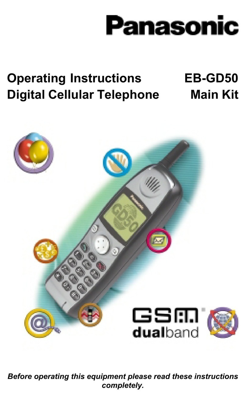 Panasonic EB-GD50 User manual