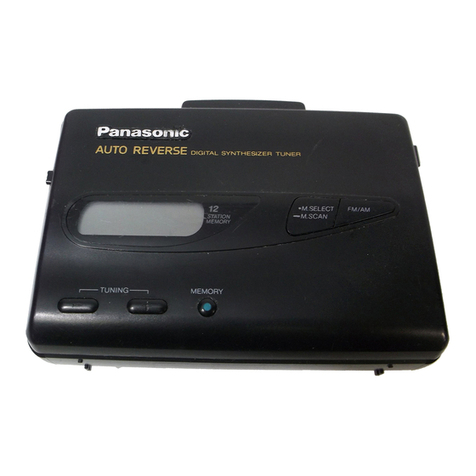 Panasonic RQ-V185 operating instructions