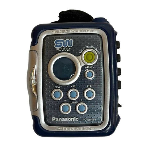 Panasonic RQ-SW48V User manual