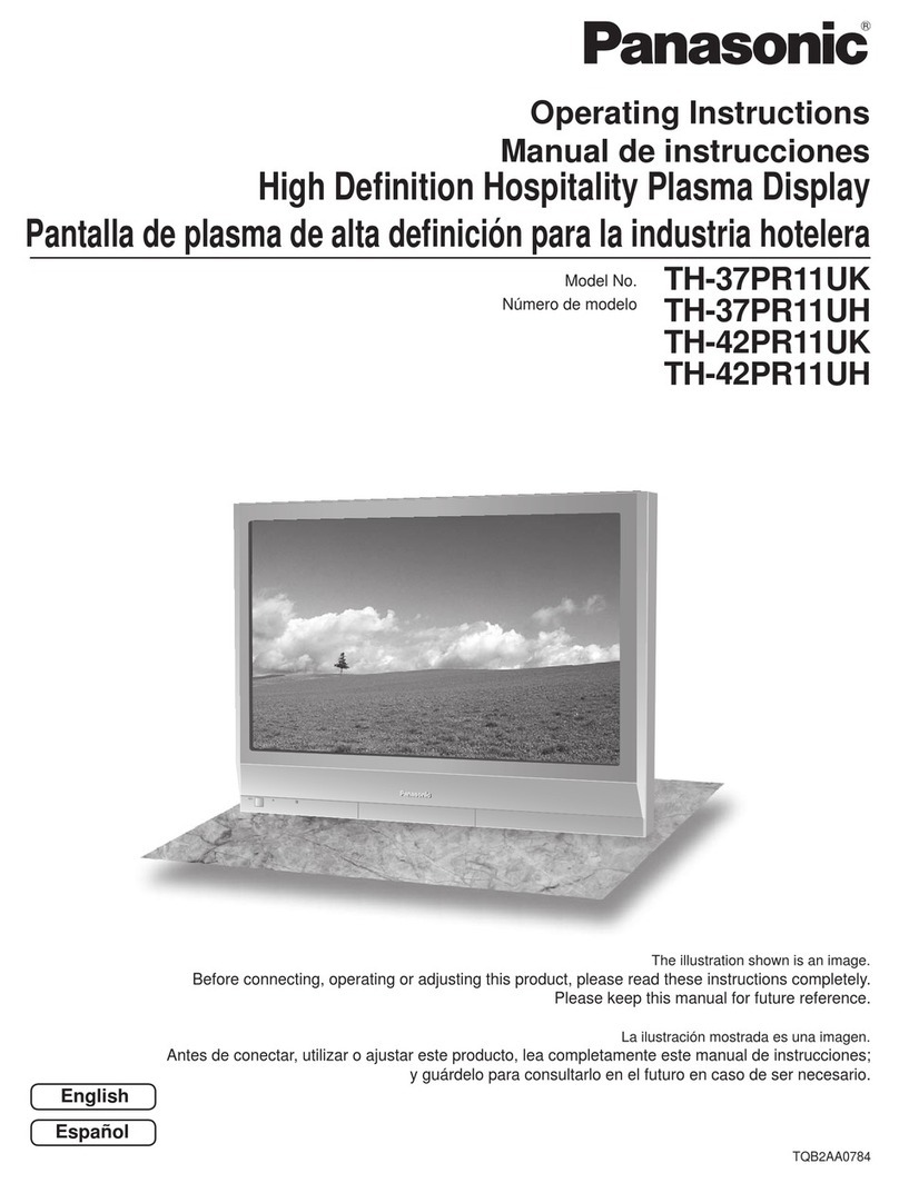Panasonic TH-37PR11UK User manual