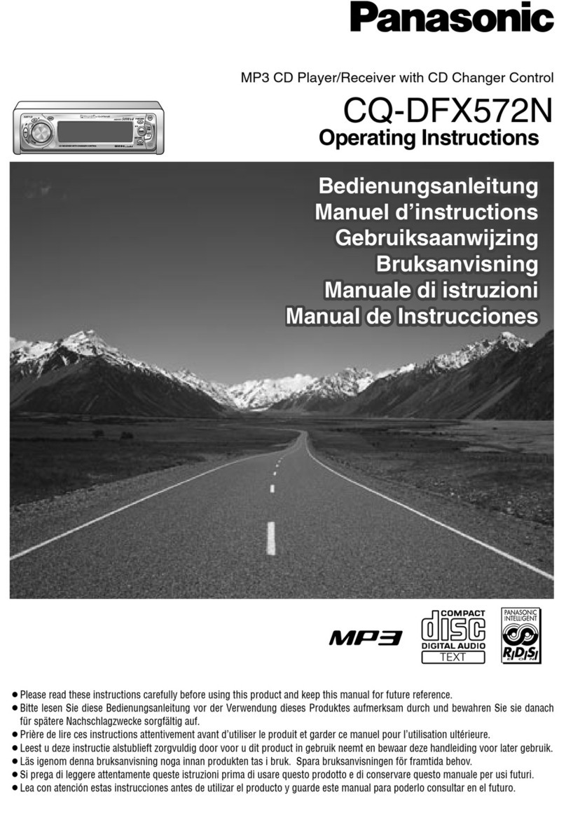 Panasonic CQ-DFX572N User manual